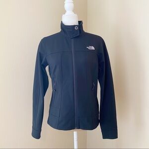 The North Face Calentito Full Zip Black Snap Collar Jacket - S